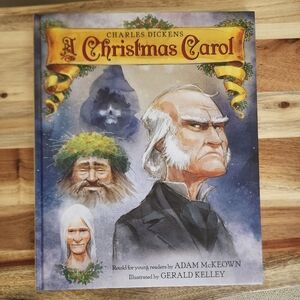 Charles Dickens' A Christmas Carol Book - Hard Cover